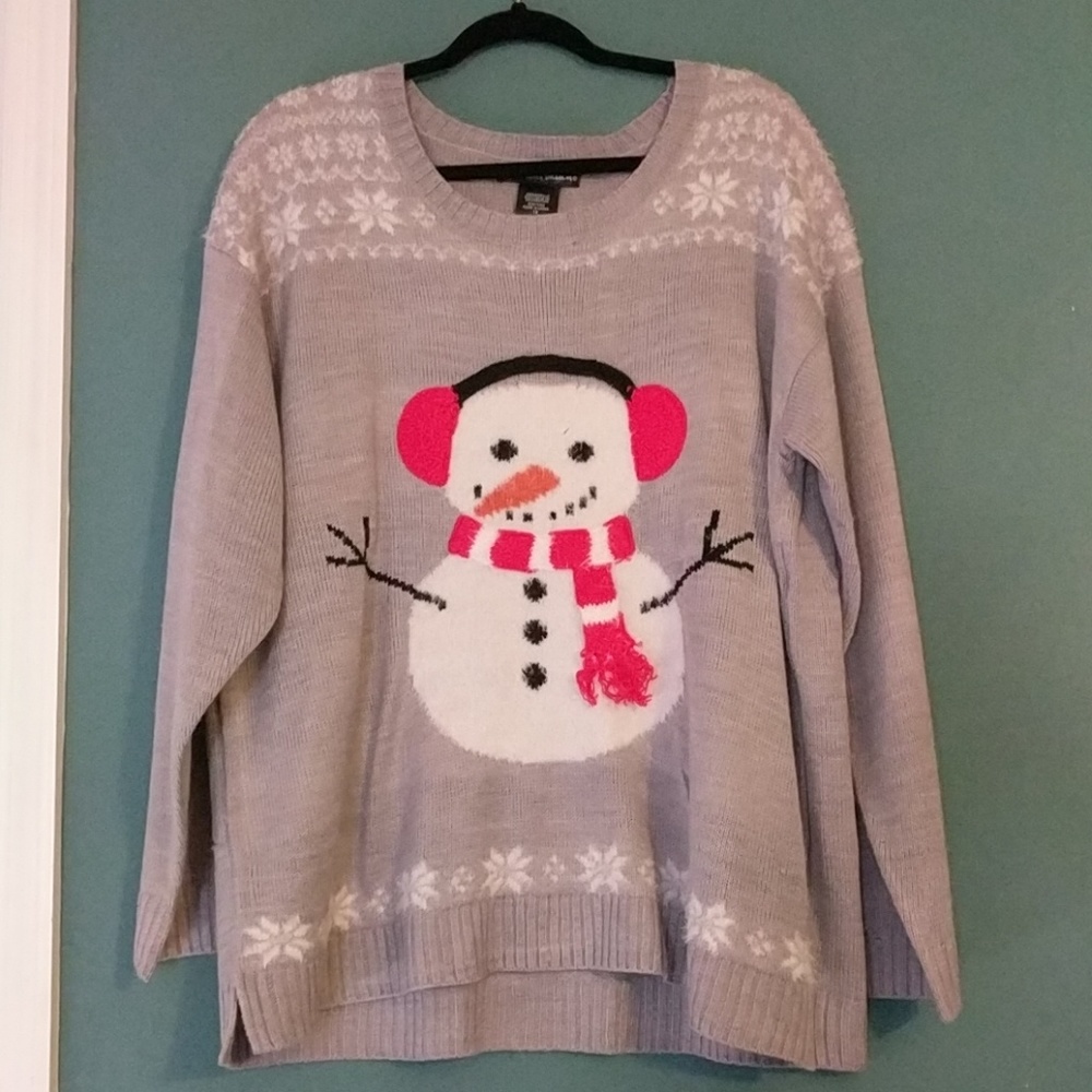 Womens Plus US Sweaters Ugly Christmas Sweater